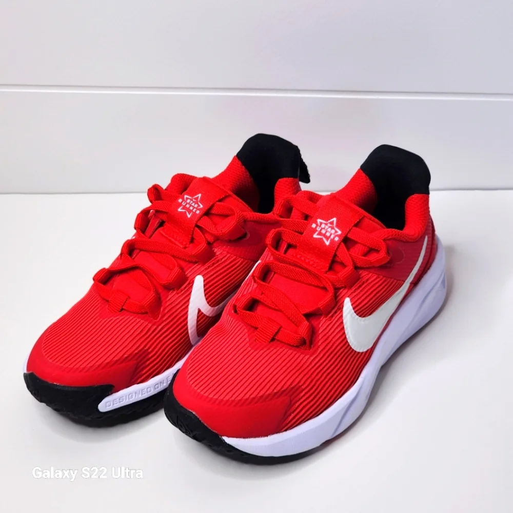 Nike Star Runner 4 Little Kids' Red Running Shoes Size 11c - Picture 8 of 8